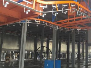 Powder coating processing equipment - Continuous processing