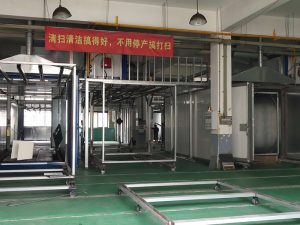 Powder coating processing equipment - Push-in oven2